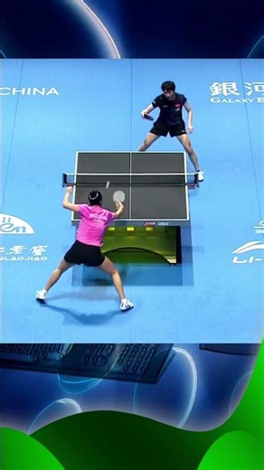 A Long and Tense Rally #卓球の試合 #탁구 경기 #스포츠 #pingpong #tabletennis #shorts