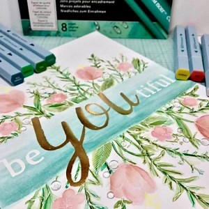 I've been checking out the samples from the Crafter's Companion USA design team for our new Spectrum Noir Colorista Aqua range... they're gorgeous!! This launch on HSN next week is going to be amazing!!