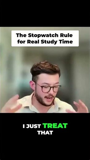 The Stopwatch Rule for Real Study Time