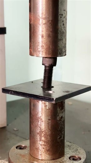 AGERA Nut Projection Welding Machine: 6mm Black Hot Rolled Steel Nut Projection Welding