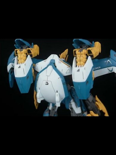 HG Gundam Burn Lapius by Setsuna #gundam #gunpla #gunplacustom #gunplabuilder #shorts