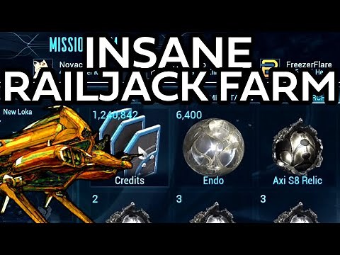 Best Railjack 3.0 Farm | Relics + Endo + Credits + Intrinsics | Warframe