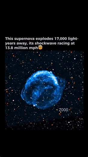 A Star Exploded… And It’s STILL Growing 🤯 #shortvideo