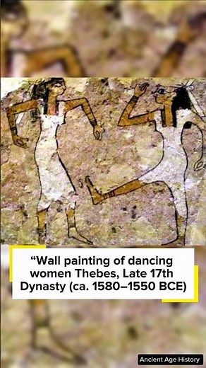 Ancient Egyptian Dancers — 3,500 Years Ago #ancienthistory #youtubeshorts