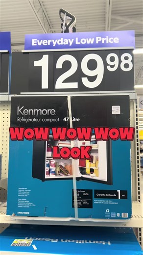 🚨❄️ HUGE HIDDEN CLEARANCE SCORE! ❄️🚨 FYNDR FINDS 📍 @ Walmart Kenmore Compact Refrigerator 🏷️ Display price: $129.98 🔍 In-store scanner: $29.00 🤯 That’s a $100.98 hidden clearance savings! 💨 Check your local Walmart you never know what hidden clearance you might find! #FYNDRFinds #HiddenClearance #WalmartCanada #DealHunter #ClearanceFinds