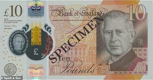 This new King Charles £10 note sells for £17,000 at auction