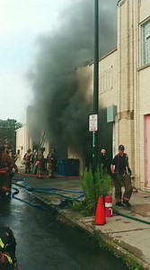 Buffalo Firefighters of the 3rd Battalion 2nd Platoon operating at 39 7th Street | Buffalo Fire Department-Helmets & Hose Wagons