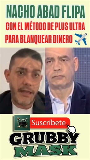 NACHO ABAD is amazed by PLUS ULTRA's METHOD for MONEY LAUNDERING ✈️