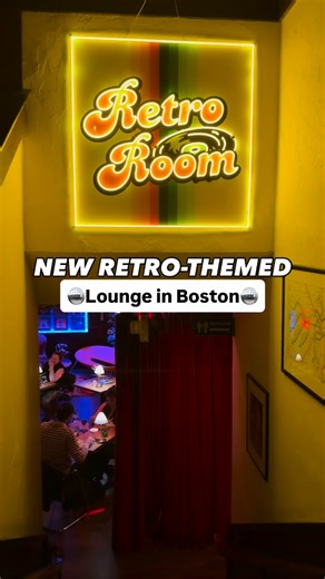 Sacha | Boston Foodie | 💿RETRO-THEMED BAR OPENING JAN 24💿 — Located downstairs of Back Bay Social, Retro Room is a fun/vibey lounge with 70’s decor and fun... | Instagram