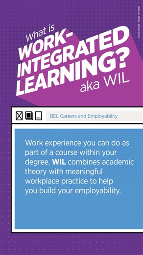 💡 Have you heard about work-integrated learning (WIL)? 📚 Boost your employment with hands-on work experience in your field that counts towards your degree! | UQ Business School