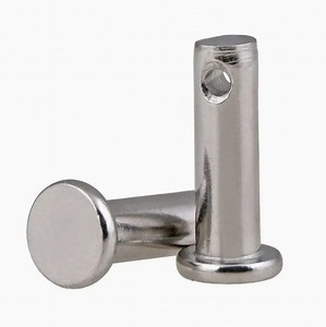[Hot Item] DIN1444 Pin Shaft Stainless Steel Clevis Pins with Head B Grooved Clevis Pins with Head