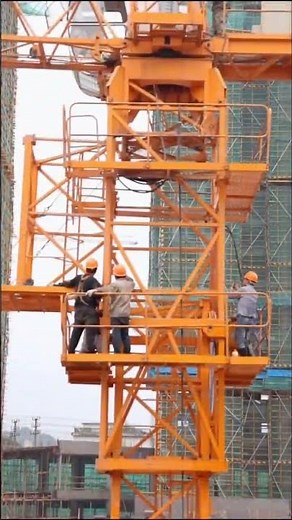 How to increase tower crane working height. #towercrane