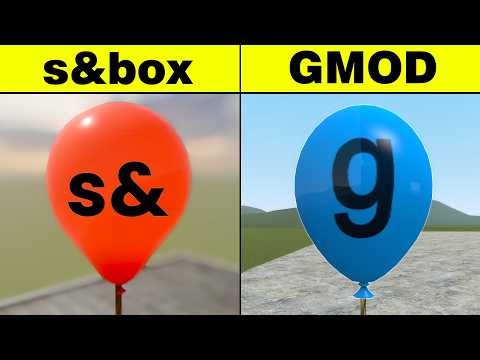 s&box VS Gmod - Balloon Physics!
