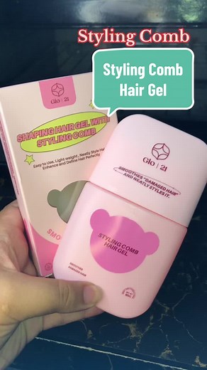 Styling Comb Hair Gel #fypシ゚viral #fypシ #foryoupage #fyf #stylingcombhairgel #stylingcomb #comb #hairgel #hairstylinggel #glo21stylingcombhairgel