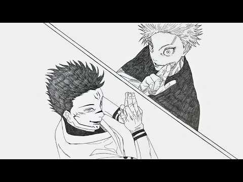 How To Draw Gojo Vs Sukuna Domain Expansion | Step By Step | JJK