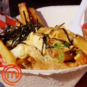 2.5M views · 23K reactions | Ramping up the university crowd for poutine!  肋 | MasterChef World | Facebook