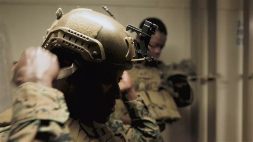 B-Roll: 11th MEU Marines and Sailors conduct Defense of the Amphibious Task Force Aboard USS Portland