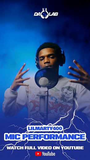 DA LAB ENTERTAINMENT 🥼🔥 on Instagram: "Da Lab Presents LilMarty400 “No Picks” l Da Lab Live MIC Performance Full Video Out Now On YouTube 👨🏾‍🔬🎶 LINK IN BIO🔗 FOLLOW @dalabentmt 🧪 #freestyle #micperformance"