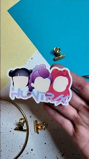 Huntrix Sticker from Kpop Demon Hunters