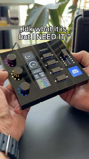 modue on Instagram: "This is modue! Modular controller for app, music, game and other management 👀🎛️ #setup #techgadget #pcsetup #hardware #electronics #audiotech #audioengineer"