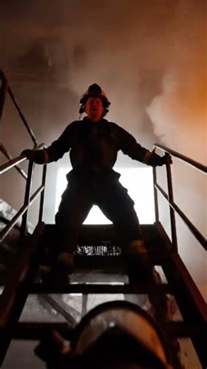 Huge warehouse fire #fire #fyp #viral #fypシ #emergency #pov