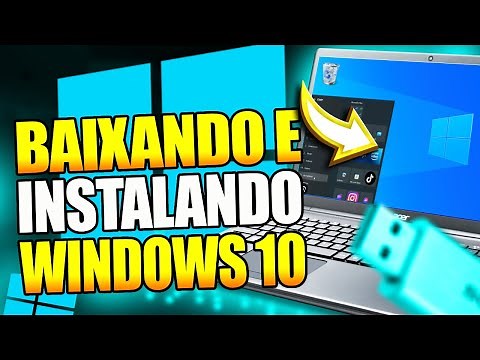 ✅[ATUALIZADO] Como BAIXAR e INSTALAR Windows 10 no PC pelo PENDRIVE 2024
