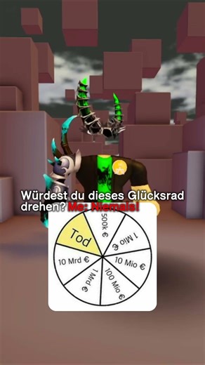 Würdest du dieses Glücksrad drehen? #trend #umfrage #roblox