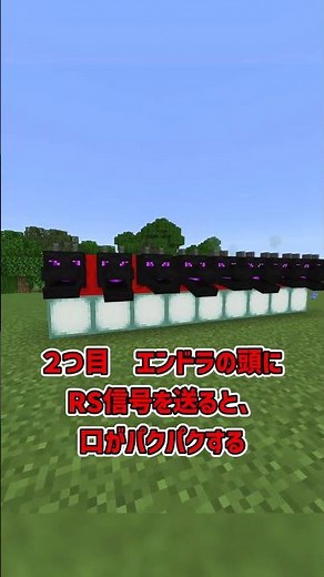 [Minecraft] 3 ways to use the Ender Dragon's head! [Herukuri]