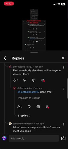 Comments for the credits