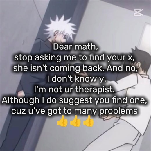 Dear math|#anime #edit #animeedit #school #maths