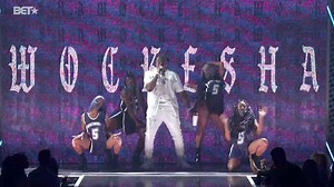 Certified Speaker 🔊 Money Moneybaggyo performs Wockesha and Time Today. #BETAwards #CulturesBiggestNight | BET Awards