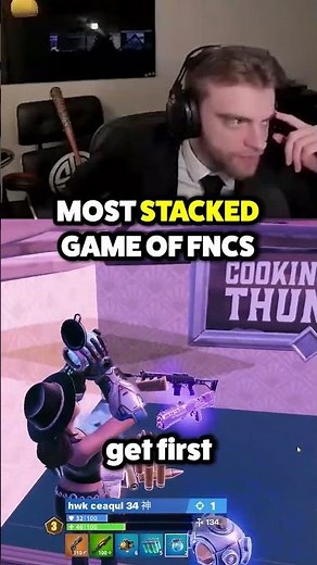 The most STACKED game of FNCS 🤫 #fortnite #fncs #fortniteclips
