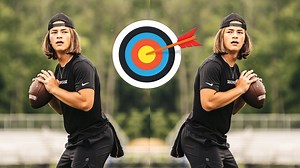 Ambidextrous HSFB QB Shows Off Big Advantage By Throwing Darts With BOTH Arms