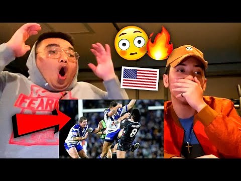 Americans FIRST REACTION To Rugby! 🔥🏉 NRL Biggest Hits Of All Time (With Commentary) *CRAZY!!*