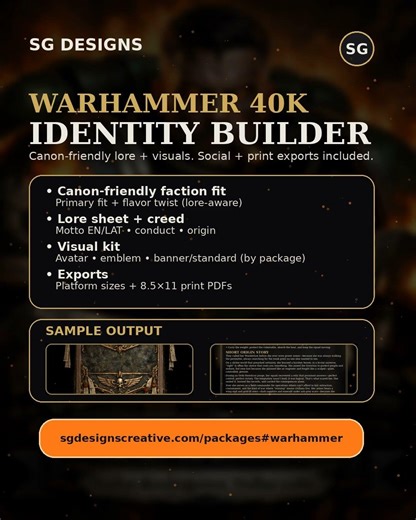 Warhammer Identity Builder (Fan Made)