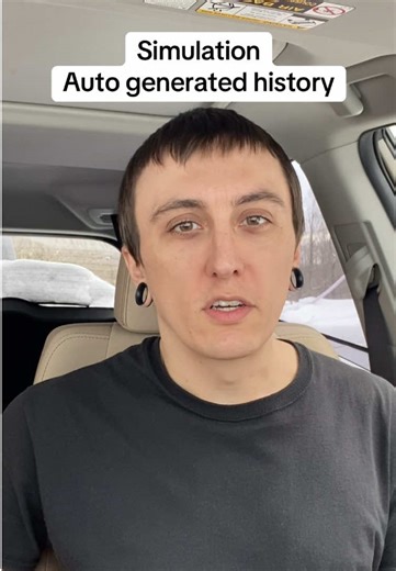 Exploring the Concept of Auto-Generated History in a Simulation