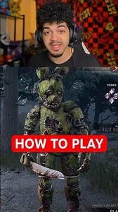 HOW TO PLAY SPRINGTRAP #dbd #springtrap #gamingvideos #gamingshorts