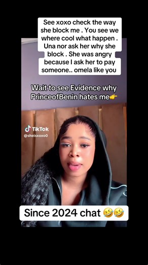Drama Between Xoxo and Prince of Benin Revealed