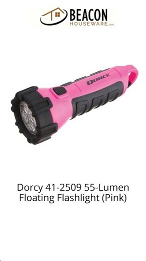 Dorcy 41-2509 55-Lumen Floating Flashlight (Pink)