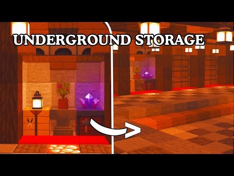 Minecraft Underground Storage Room Tutorial🏠