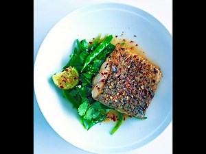 Crispy skin Barramundi || Barramundi with Salad || Cook House By Ela Rahman