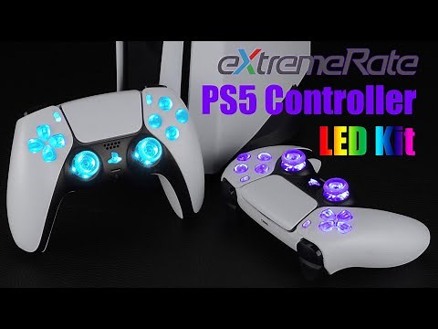 eXtremeRate DualSense PS5 Controller DTF LED Kit Installation Guide - None Soldering Required