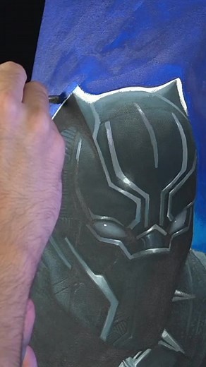 Creating a Stunning Black Panther Painting