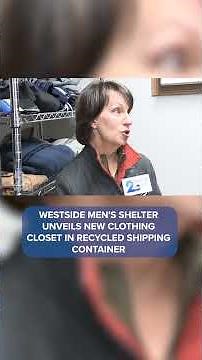 Westside Men's Shelter unveils new clothing closet in recycled shipping container #baltimorecounty