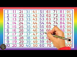 Numbers 1 to 100 | Count to 100 | Ginti 100 tak | 1 to 100 writing | WATRstar #counting1to100