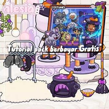 Tutorial pack berbayar Gratis* || Costumes ||#tutorial #clothes #free #halloween #furniture #fyp