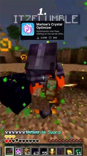 Best Minecraft Mods For PvP #minecraft #shorts #pvp