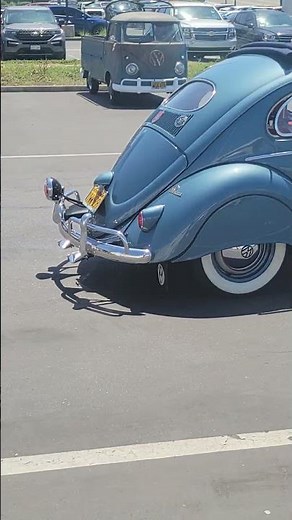 VW OVAL WINDOW ragtop strato silver Original restoration