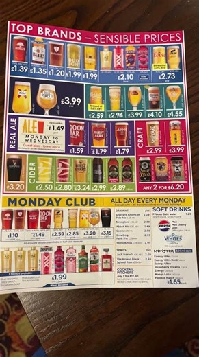 Wetherspoon January Offers #wetherspoons #shorts