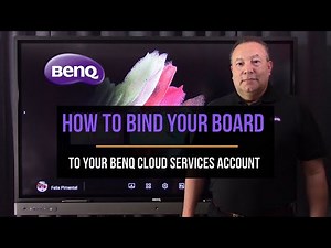 How to Bind your BenQ Interactive Display to your AMS Account